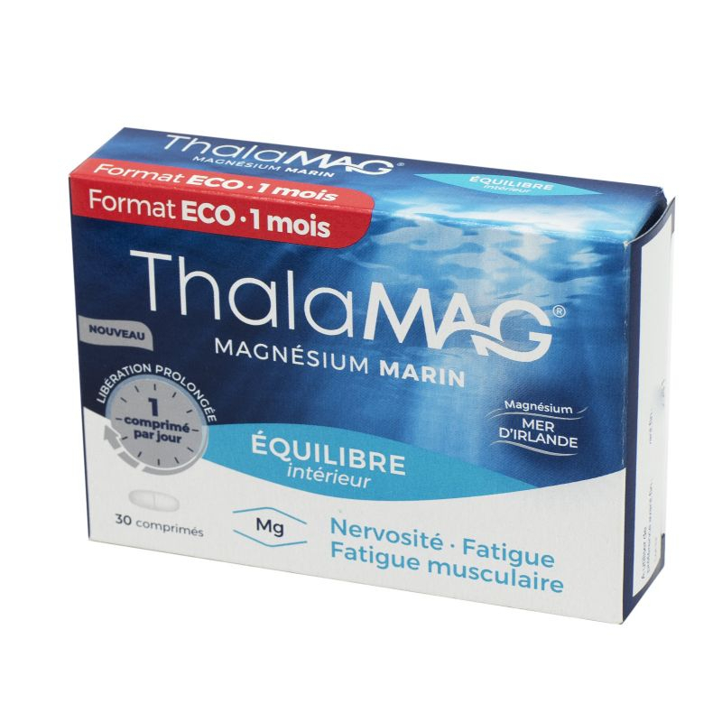 Thalamag Magnésium Marin Équilibre Intérieur Libération Prolongée - 30 Comprimés