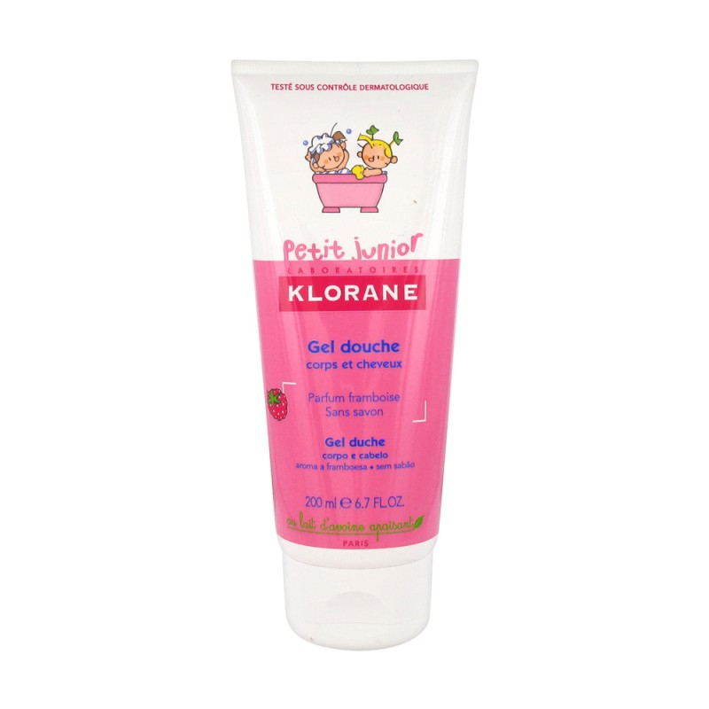 Klorane Petit junior gel douche framboise - 200ml