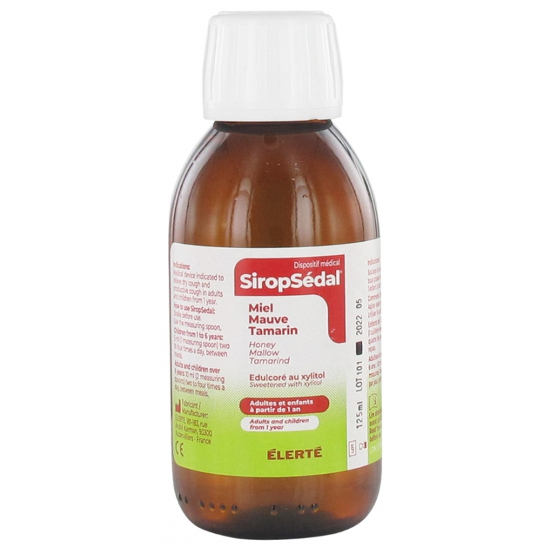 SiropSédal Sirop Toux sèche et Toux grasse - 125ml