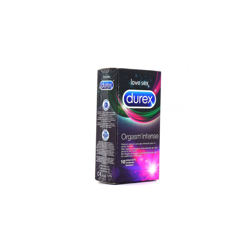 Durex Orgasm'Intense - 10 Préservatifs