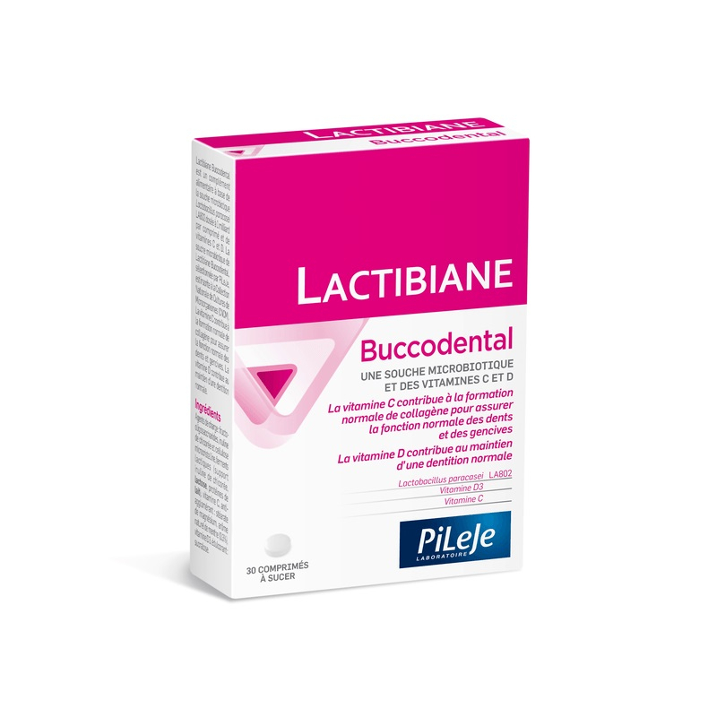 Pileje Lactibiane Buccodental - 30 comprimés à sucer