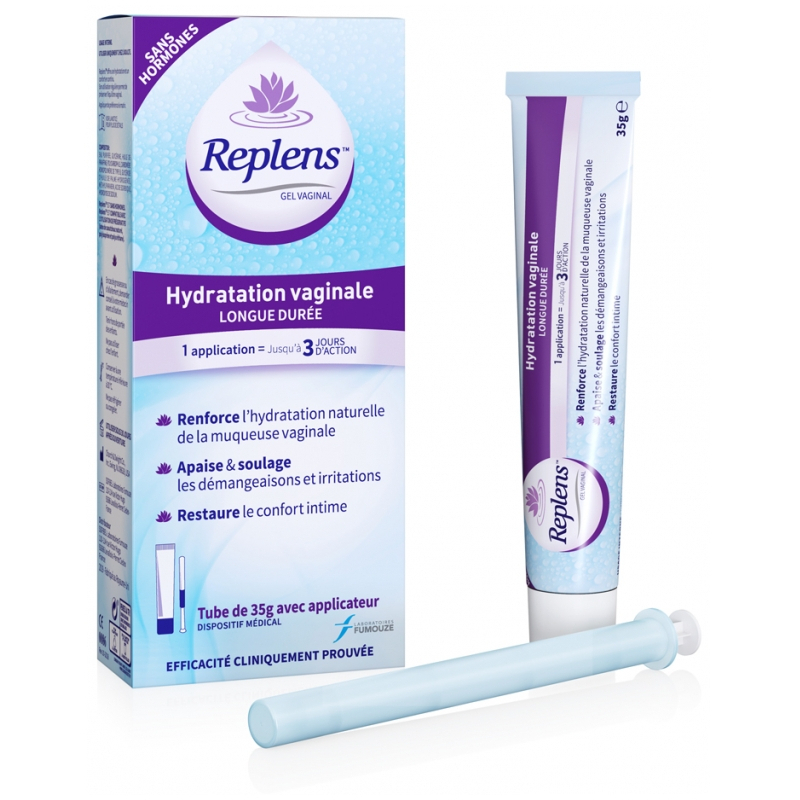 Replens Gel Vaginal Tube avec Applicateur - 35 g