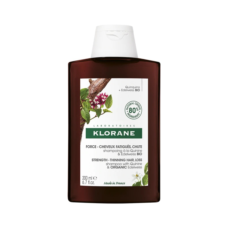  Klorane Shampooing à la Quinine et Edelweiss Bio - 400ml 