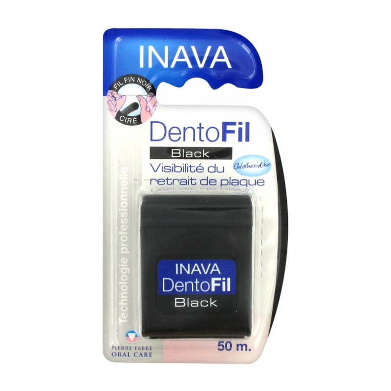 Inava Dentofil Black Fil Dentaire - 50m