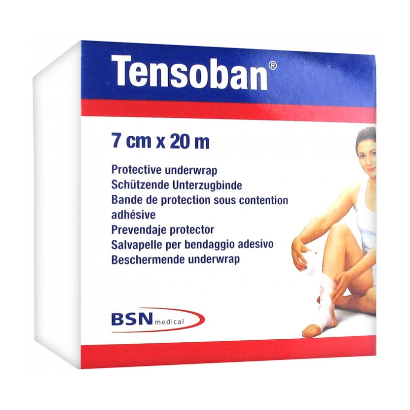 BSN medical Tensoban Bande de Protection Sous Contention Adhésive - 7cm x 20m