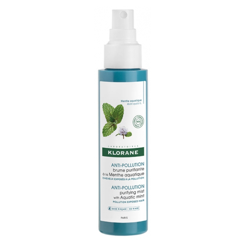 Klorane Brume Purifiante Anti-Pollution à la Menthe Aquatique - 100ml