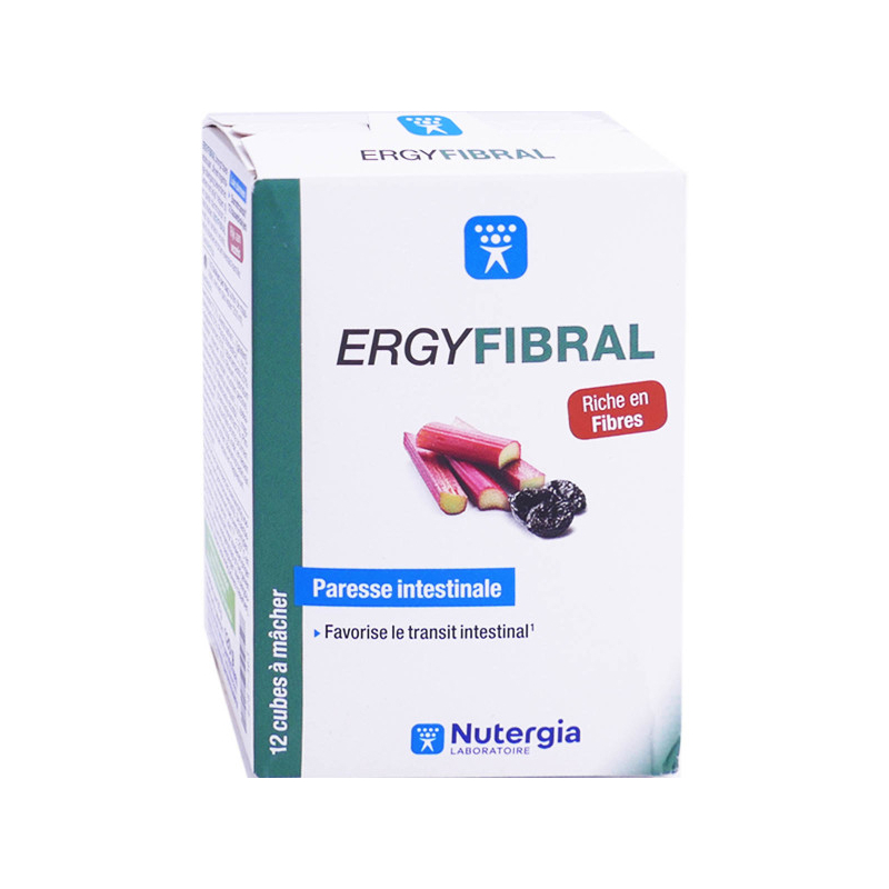 Nutergia Ergyfibral - 12 cubes à mâcher