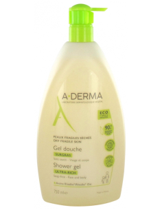 A-Derma Gel Douche Surgrasn - 750 ml