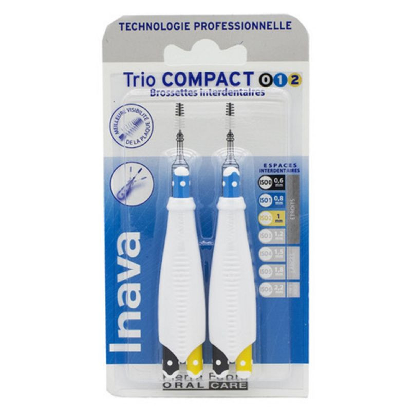 Inava Trio Compact brossettes interdentaires - 6 unités 