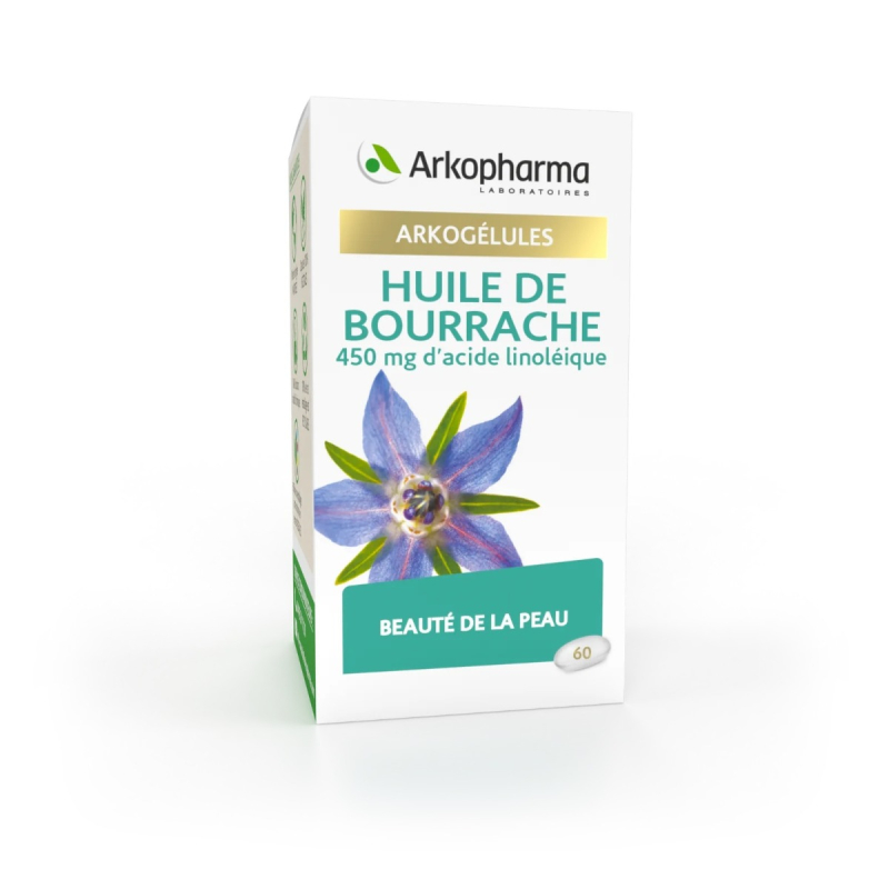 ARKOPHARMA Arkogélules Huile de Bourrache bio - 60 gélules