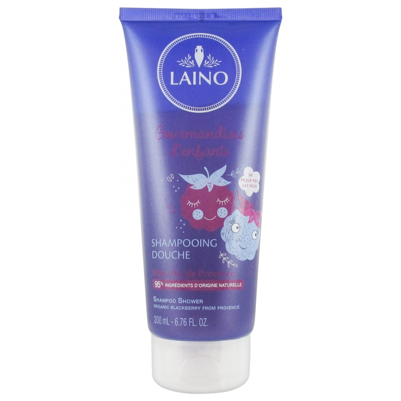 Laino Shampoing Douche Gourmandises d'Enfants Mûre - 200 ml