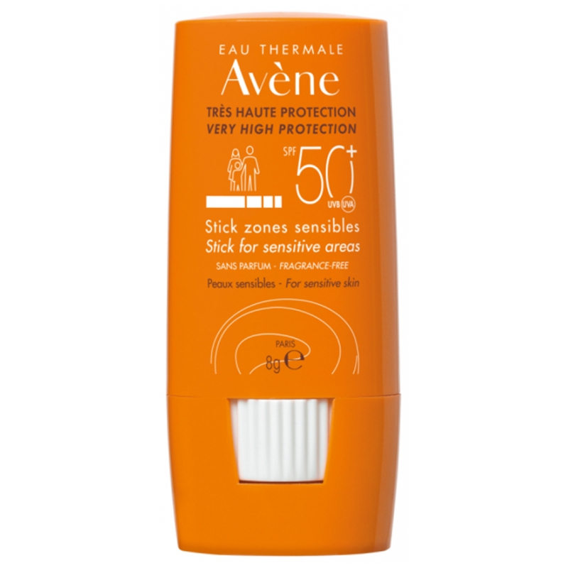 Avène Solaire Stick Zones Sensibles SPF50+ - 8 g