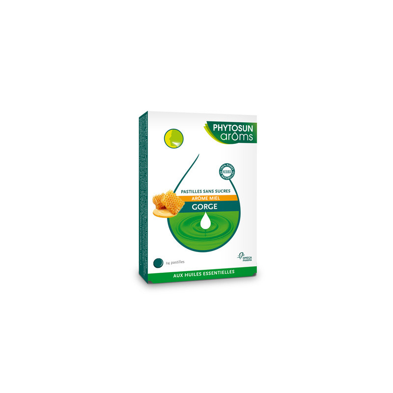 Phytosun Arôms Pastilles toux sèche et grasse - 20 pastilles