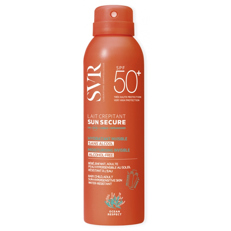 SVR Sun Secure Lait Crépitant SPF50+ 200 ml