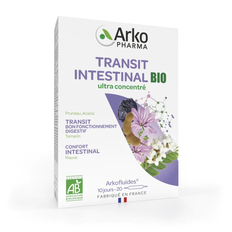 Arkopharma Arkofluides Transit Intestinal Bio - 20 Ampoules