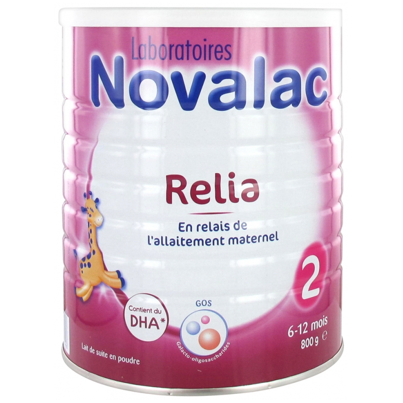 Novalac Relia 2 6-12 Mois - 800 g