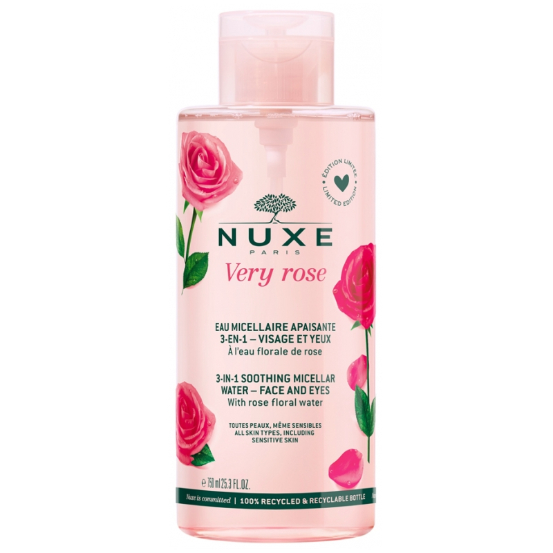 Nuxe Very Rose Eau Micellaire Apaisante 3-en-1 - 750ml