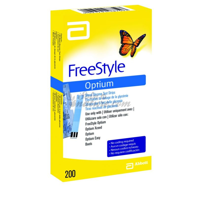 Abbott Freestyle Optium - 100 bandelettes