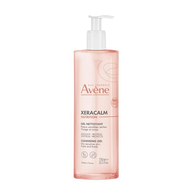  Avène Xeracalm Nutrition Gel nettoyant visage et corps - 750ml