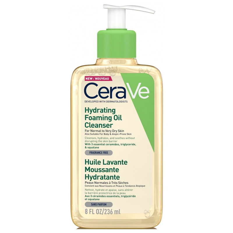 CeraVe Huile Lavante Moussante Hydratante - 236 ml