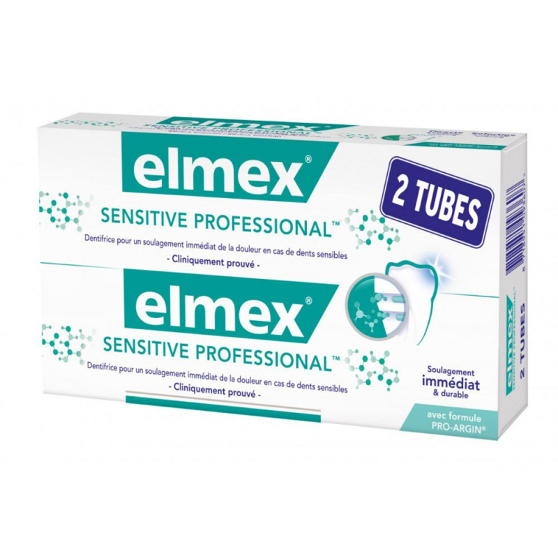 Elmex Sensitive Professional Dentifrice DUO - 2 x 75 ml 