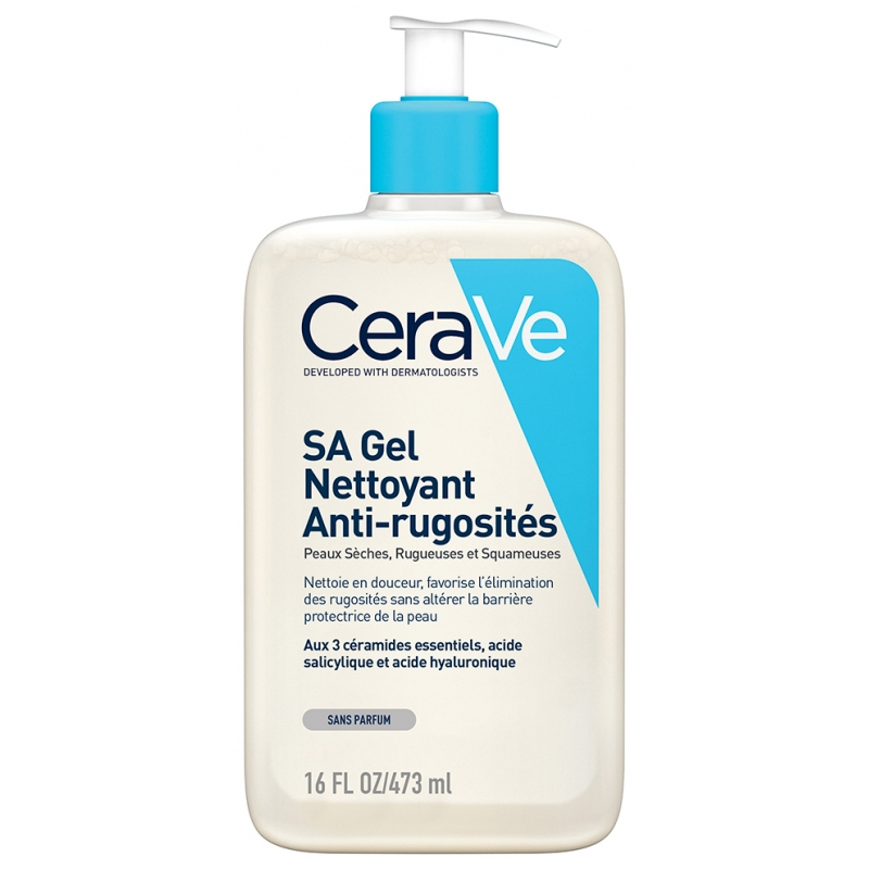 CeraVe SA Gel Nettoyant Anti-Rugosités - 473 ml