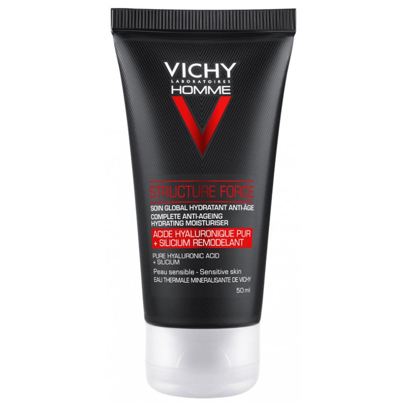 Vichy Homme Structure Force Soin Global Hydratant Anti-Âge - 50 ml