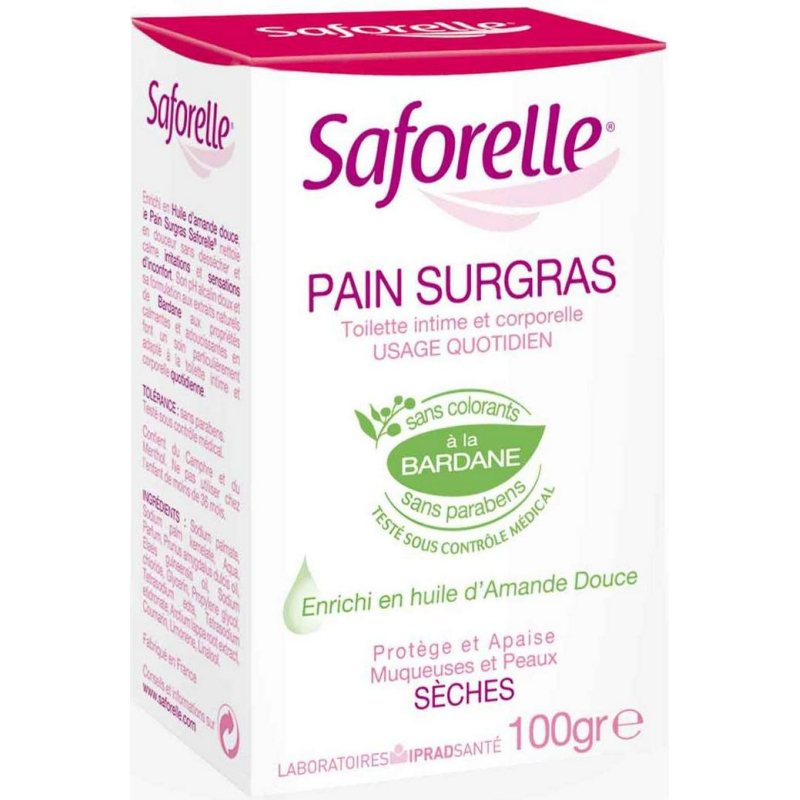 Pain surgras muqueuses et peaux sèches, 100g